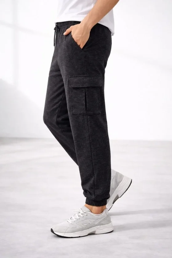 Erkek Kargo Cepli Jogger Pantalon
