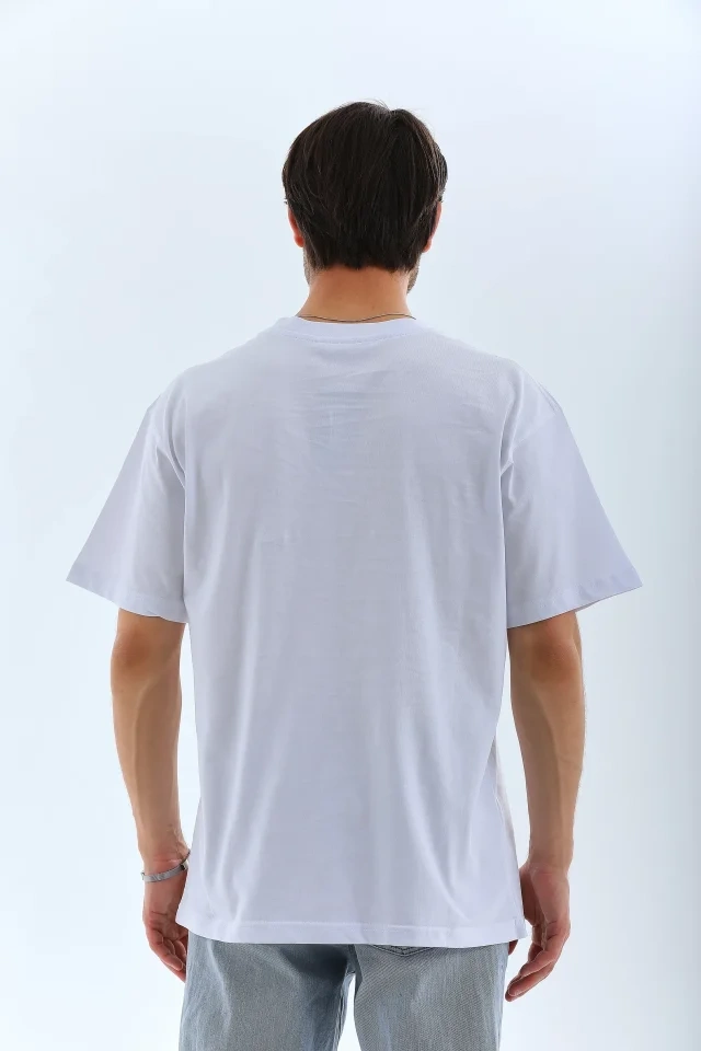 Beyaz Basic Oversize T-shirt